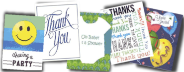 Thank You Notes & Invitations