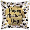 18" Happy Mother's Day Gold & Black Flowers