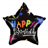 18" Happy Birthday Color Star