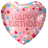 18" Happy Birthday Balloons
