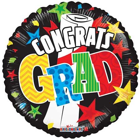 18" Graduation Banner & Stars