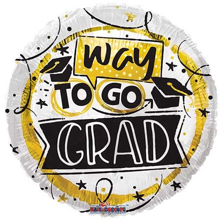 18" Graduation Way To Go Elemets